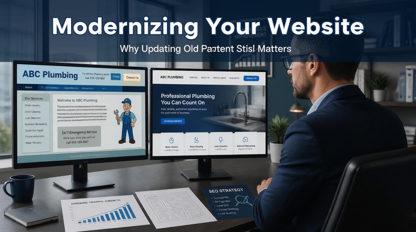 modernizing website content